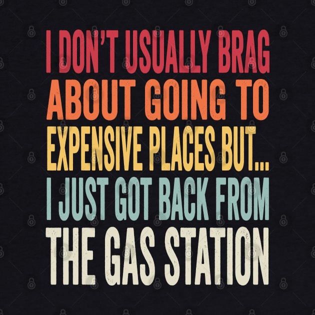 Funny Gas Station Joke - Inflation Meme by Graphic Duster